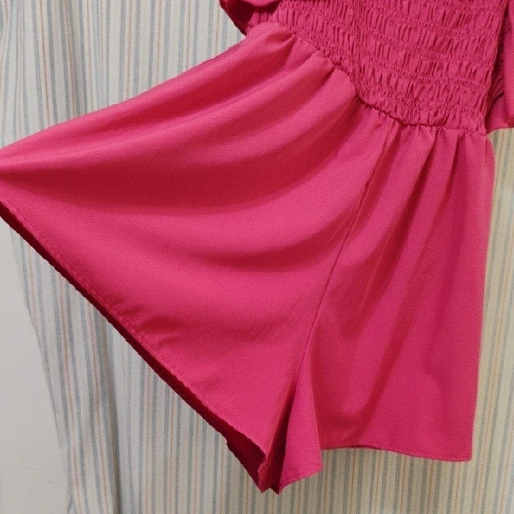 Pink Ruffle Romper 1XL - Picture 3 of 7